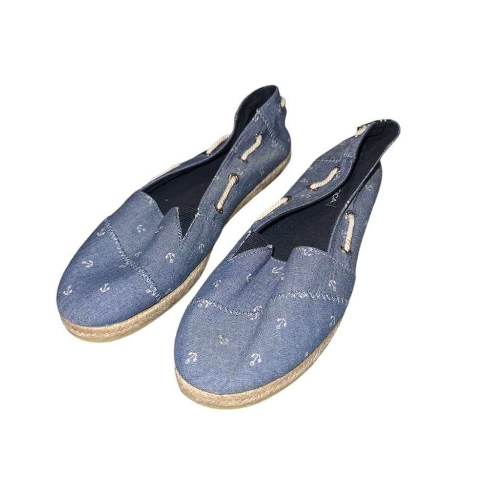 Nautical Coastal Nautica Rudder Espadrille Flats – Size 10 (EUR 41) - Picture 8 of 8
